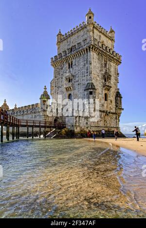 Praça do Comércio a Lisbona Foto Stock