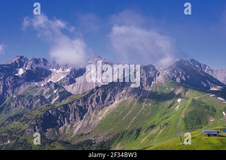 Geografia / viaggio, Germania, Baviera, Alpi Allgaeu, Allgaeu, Libertà di panorama Foto Stock