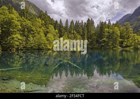 Geografia / viaggio, Germania, Baviera, Christlessee (Lago di Christles), un tarn nella Valle di Trettach, a Oberstdorf, Alto Allgaeu, Freedom-of-Panorama Foto Stock