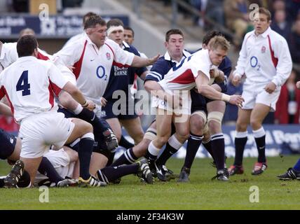 RUGBY SIX NATIA ENGLAND V SCOTLAND 22/3/2003 FOTO DAVID ASHDOWNRUGBY Foto Stock