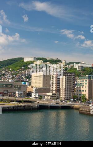 Nagasaki Port, Prefettura di Nagasaki, Giappone Foto Stock