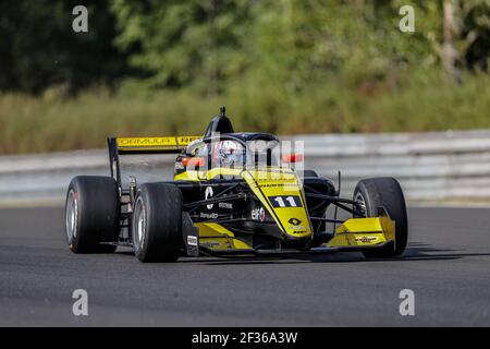 11 MARTINS Victor (fra), Formula Renault Eurocup team MP Motorsport, azione durante la FORMULE RENAULT EUROCUP 2019 a Hungaroring, dal 6 all'8 settembre, in Ungheria - Foto Marc de Mattia / DPPI Foto Stock