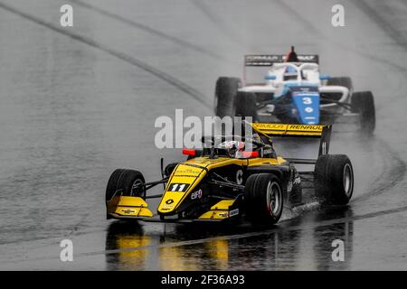 11 MARTINS Victor (fra), Formula Renault Eurocup team MP Motorsport, azione durante la FORMULE RENAULT EUROCUP 2019 a Hungaroring, dal 6 all'8 settembre, in Ungheria - Foto Marc de Mattia / DPPI Foto Stock