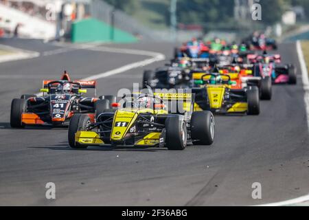 11 MARTINS Victor (fra), Formula Renault Eurocup team MP Motorsport, azione durante la FORMULE RENAULT EUROCUP 2019 a Hungaroring, dal 6 all'8 settembre, in Ungheria - Foto Marc de Mattia / DPPI Foto Stock