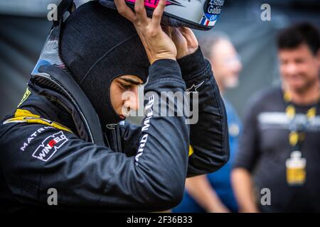 COLLETTO Caio (BRA), GP R-ACE (fra), ritratto durante la gara Eurocup di Formula Renault 2019 di Barcelone, Spagna, dal 27 al 29 settembre - Foto Clemente Luck / DPPI Foto Stock