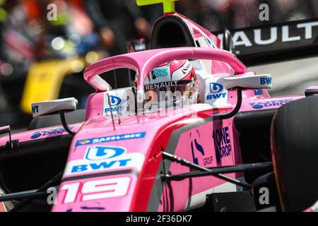 19 HUBERT Anthoine, BWT Arden, azione durante il campionato FIA Formula 2 2019, Bahrain a Sakhir dal 29 al 31 marzo - Foto Dutch Agency/DPPI Foto Stock