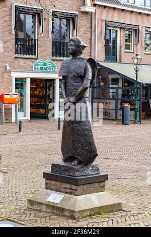 Statua della donna a Spakenburg, Paesi Bassi Foto Stock