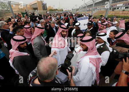 Principe Mohammed ben Salmane al Saoud, ritratto durante il campionato di Formula e 2019, a Riyad, Arabia Saudita, dal 13 al 15 dicembre 2018 - Foto Jean Michel le Meur / DPPI Foto Stock