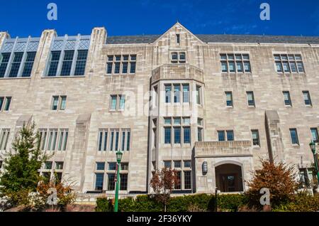 10-19-2020 Bloomington USA - Kelley School of Business in Indiana Università - Vista prospettica Foto Stock