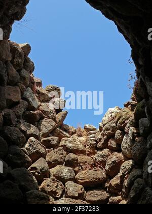 Abbasanta, Sardegna, Italia. Nuraghe Losa fortezza preistorica Foto Stock