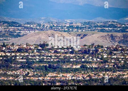 Sviluppo di alloggi in Orange County California Stati Uniti Foto Stock