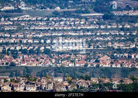 Sviluppo di alloggi in Orange County California Stati Uniti Foto Stock