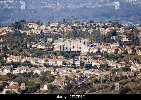 Sviluppo di alloggi in Orange County California Stati Uniti Foto Stock