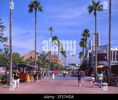 Hollywood Boulevard, Disney MGM Studios, Orlando, Florida, Stati Uniti d'America Foto Stock