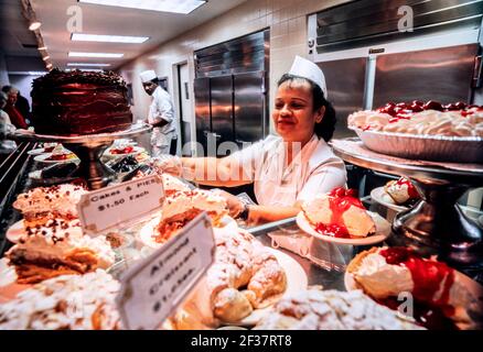 Miracle Mile Cafeteria, Coral Gables, Florida Foto Stock