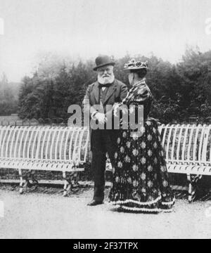 Principessa Mathilde Bonaparte e Charles Gounod, 1893. Foto Stock