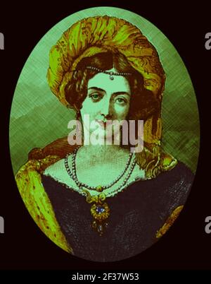 Principessa Vittoria di Sassonia-Coburg-Saalfeld. Foto Stock