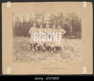 Princeton Baseball Team 1873 - Howell 867 Broadway. Foto Stock