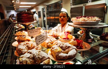 Miracle Mile Cafeteria, Coral Gables, Florida Foto Stock