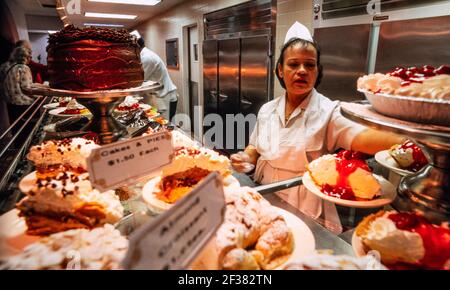 Miracle Mile Cafeteria, Coral Gables, Florida Foto Stock