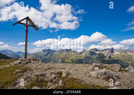 Geografia / viaggio, Germania, Baviera, attraversamento a Rappensee (Lago di Rappen), Alpi Allgaeu, Allgae, Freedom-of-Panorama Foto Stock
