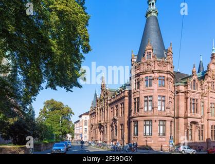 Geografia / viaggio, Germania, Baden-Wuerttemberg, Heidelberg, biblioteca universitaria, Informazioni-aggiuntive-diritti-liquidazione-non-disponibili Foto Stock