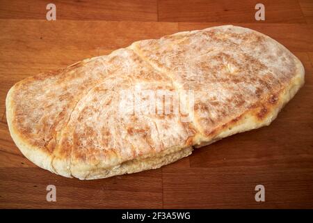 soda farls pane irlandese del nord prodotto in panificio domestico da mano Foto Stock