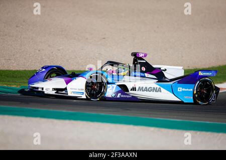 27 Sims Alexander (gbr), Spark-BMW IFE.20, BMW i Andretti Motorsport, azione durante le prove di Formula e 2019, a Valencia, Spagna, dal 15 al 18 ottobre - Foto Xavi Bonilla/DPPI Foto Stock