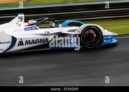 28 da COSTA Antonio Felix (prt), BMW i Andretti Motorsport Team durante le prove di Formula e 2018, a Valencia, Spagna, dal 16 al 19 ottobre - Foto Xavi Bonilla/DPPI Foto Stock