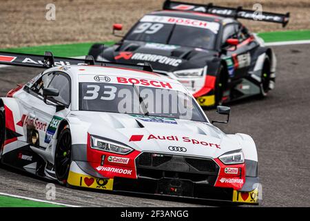 33 RAST René (DEU), Audi Sport Team Rosberg, Audi Sport RS 5 DTM, gara d'azione 1 durante il DTM 2019 a Hockenheim dal 4 al 6 ottobre, in Germania - Photo Clement Luck / DPPI Foto Stock