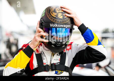 KRISTOFFERSSON Johan, (SWE), SLR Volkswagen, Volkswagen Golf GTI TCR, ritratto durante la Coppa mondiale di auto FIA WTCR 2019 del Giappone, a Suzuka dal 25 al 27 ottobre - Foto Florent Gooden / DPPI Foto Stock