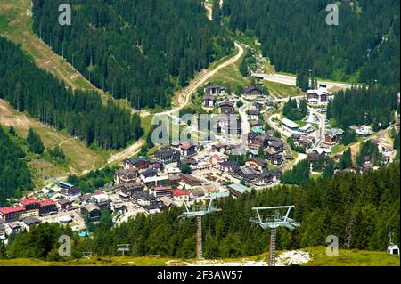 Madonna di Campiglio, Brenta, Dolomiti, Trentino Alto Adige, Italia, Europa Foto Stock