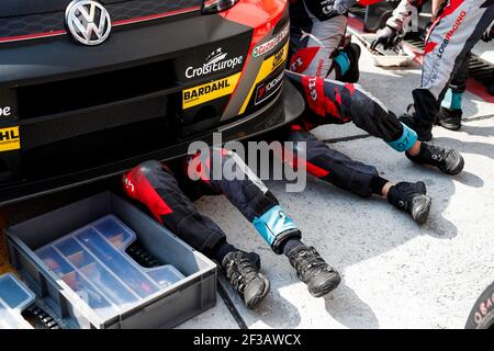 SLR Volkswagen, Volkswagen Golf GTI TCR, atmosfera durante la Coppa del mondo 2019 FIA WTCR Touring Car di Macao, circuito da Guia, dal 14 al 17 novembre - Foto Florent Gooden / DPPI Foto Stock