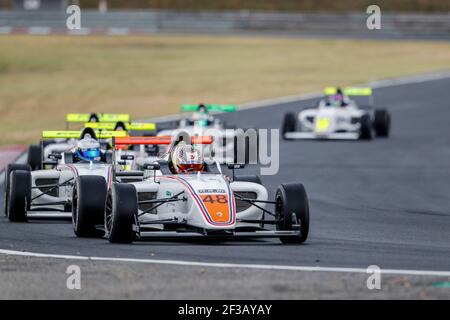 48 VALENTE Enzo (fra), F4 FFSA Academy, azione durante il Campionato francese FFSA F4 ad Hungaroring, dal 6 all'8 settembre, in Ungheria - Foto Marc de Mattia / DPPI Foto Stock