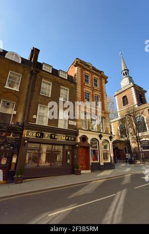 Duke of York Street, Jermyn Street, Piccadilly, St James's, Westminster, Londra, Regno Unito Foto Stock