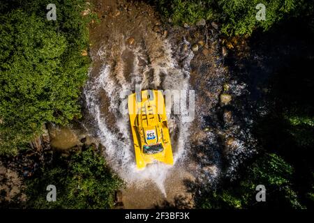 236 ZHANG Ming (CHN), QIN Xu (CHN), SHANXI YUNXIANG CLUB, HANWEI MOTORSPORT SMG BUGGY, T1, azione durante la Via della Seta 2019 Off Road rally, tappa 2, 8 luglio, BAIKALSK - ULAN-UDE, Russia - Foto Frederic le Floc'h / DPPI Foto Stock