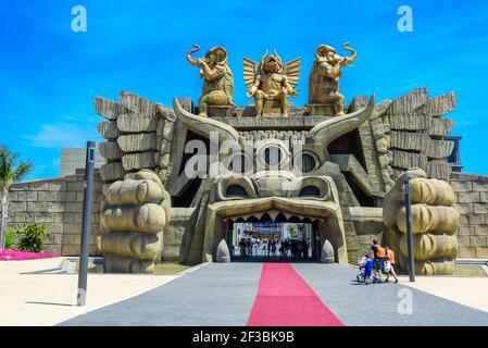 Cinecittà World, Piazza Cabiria, Roma, Lazio, Italia, Europa Foto Stock