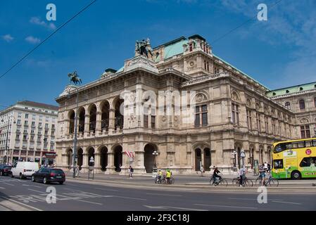 Opera di Stato di Vienna Foto Stock