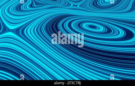 3D rendering sfondo mappa topografica astratta. Foto Stock