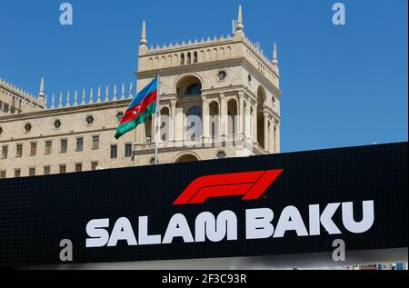 Atmosfera paddock durante il Campionato del mondo di Formula uno 2018, Gran Premio d'Europa in Azerbaigian dal 26 al 29 aprile a Baku - Foto DPPI Foto Stock