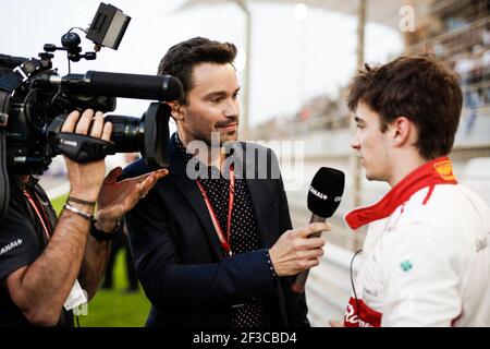 SENECAL Thomas (fr), caporedattore Canal+, ritratto durante il campionato mondiale di Formula 1 FIA 2018, Gran Premio del Bahrain, a Sakhir dal 5 all'8 aprile - Foto Florent Gooden / DPPI Foto Stock