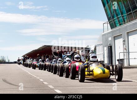 Volkswagen incontro Bug Run al parco Mantorp. Foto Stock