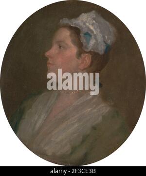 Ann Hogarth;Anne Hogarth, ca. 1740. Foto Stock