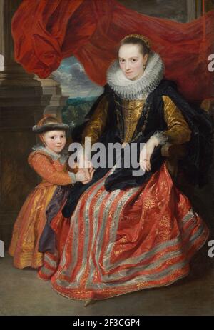 Susanna Fourment e sua figlia, 1621. Foto Stock