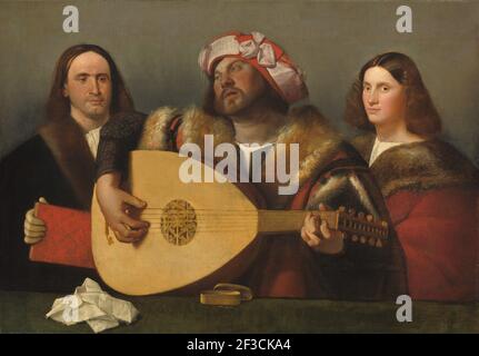 Un concerto, c. 1518-1520. Foto Stock