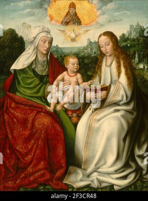 Sant'Anna con la Vergine e il Cristo Bambino, c.. 1511/1515. Foto Stock