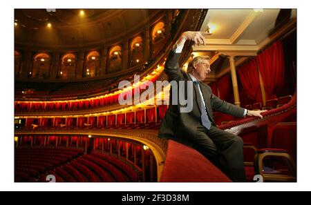 David Elliott nella Royal Albert Hall di Londonpic David Sandison 13/12/2005 Foto Stock