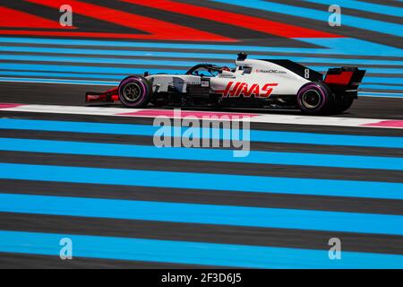 08 GROSJEAN Romain (fra), Haas F1 Team VF-18 Ferrari, action08 GROSJEAN Romain (fra), Haas F1 Team VF-18 Ferrari, azione durante il Campionato del mondo di Formula uno 2018, Gran Premio di francia dal 22 al 24 giugno a le Castellet - Foto Marc de Mattia / DPI Grand Prix de France Foto Stock