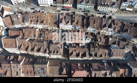 Città di Zug, Svizzera Foto Stock