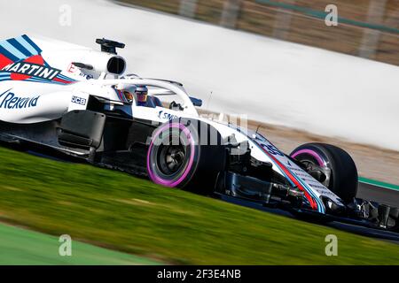 SIROTKIN Sergey (rus), Williams F1 Mercedes FW41, azione durante i test invernali di Formula 1 2018 a Barcellona, Spagna dal 6 al 9 marzo - Foto Florent Gooden / DPPI Foto Stock